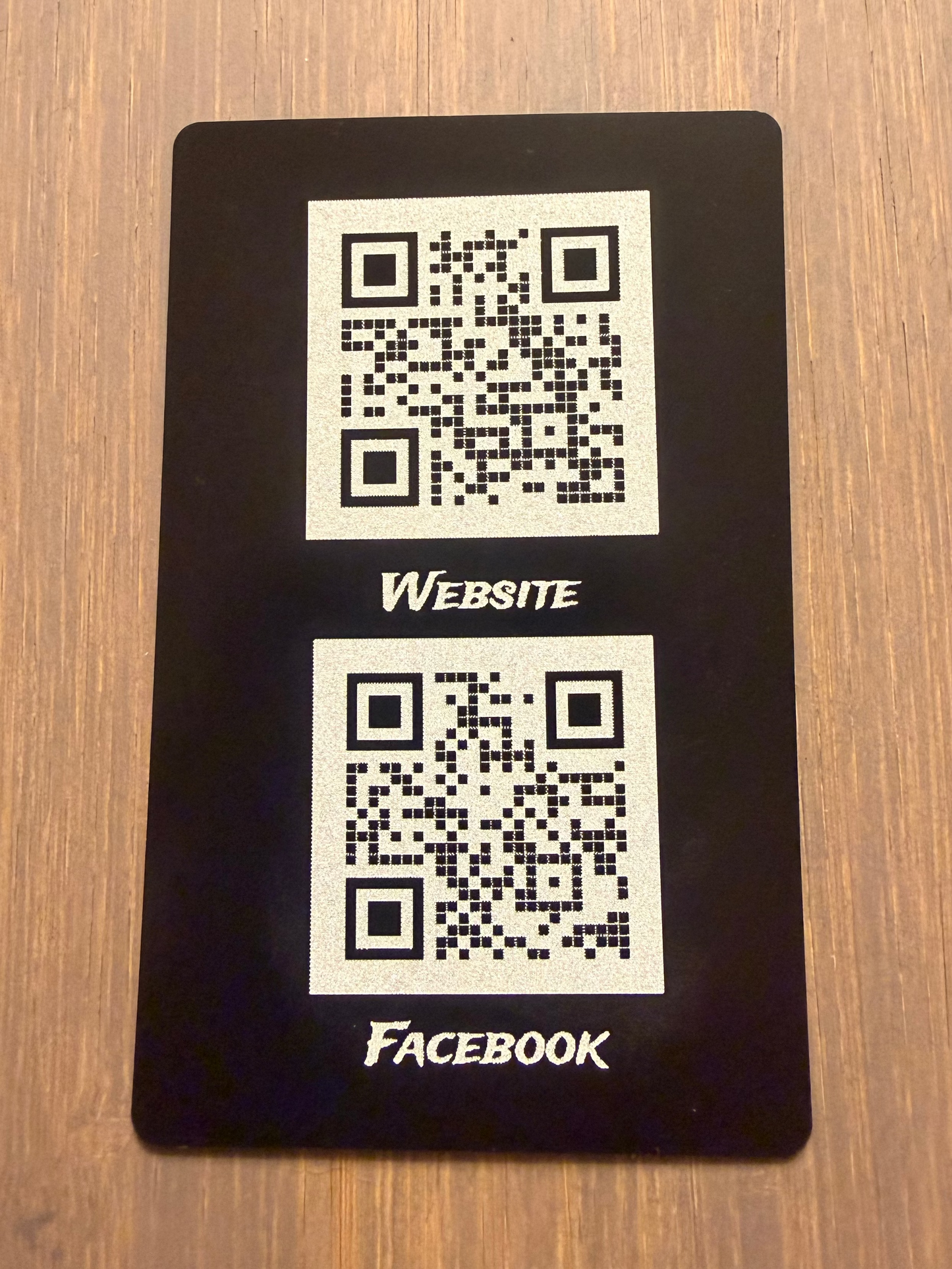 Metal Business cards