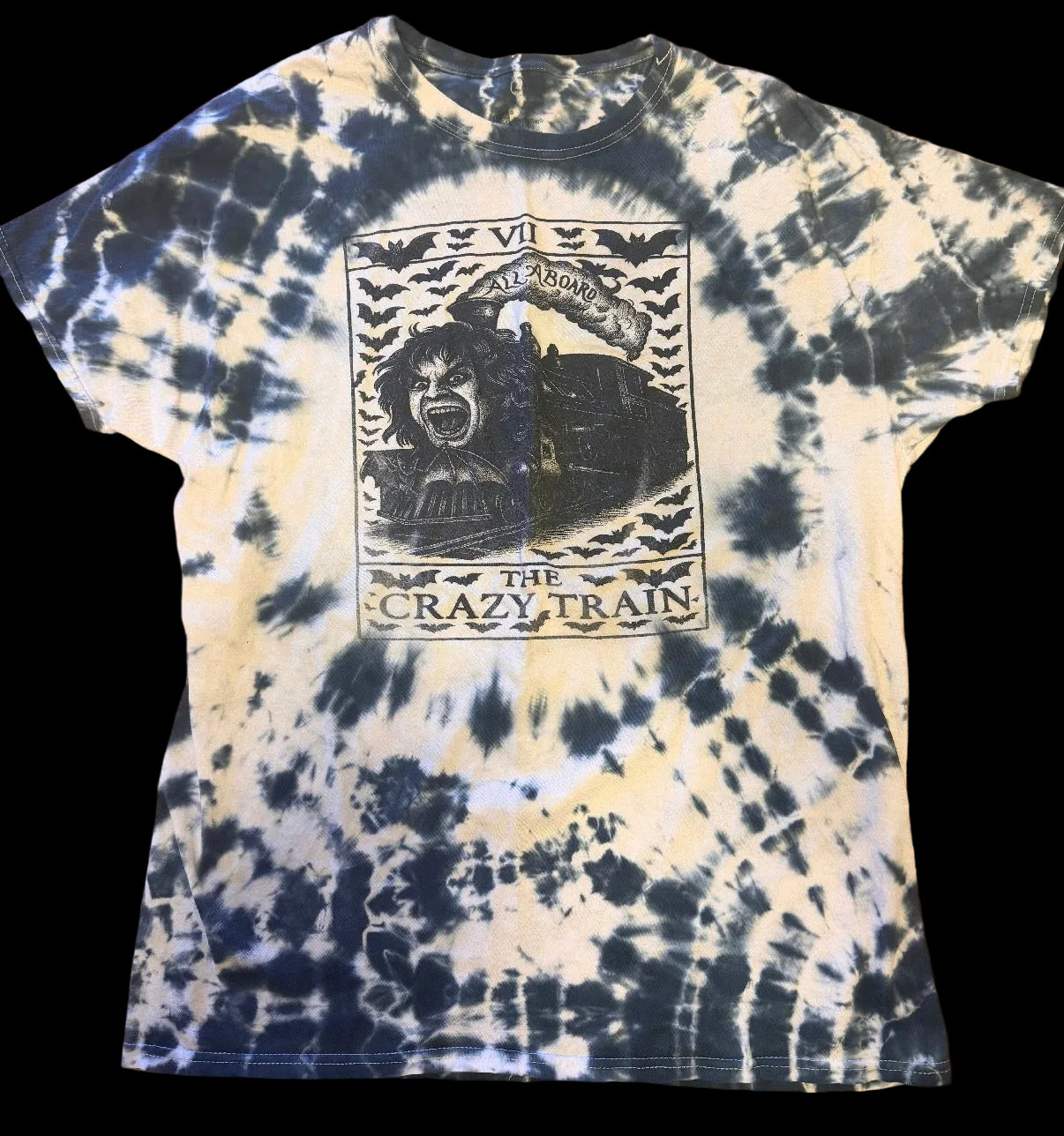 Crazy train tie dye v2