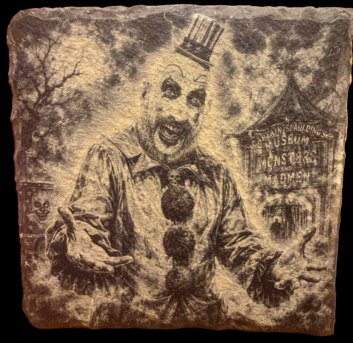 Horror themed coasters