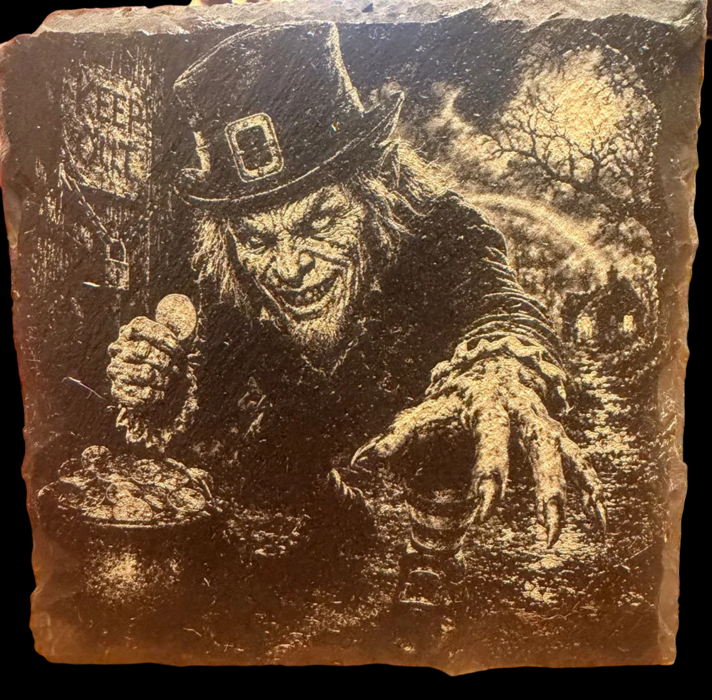 Horror themed coasters