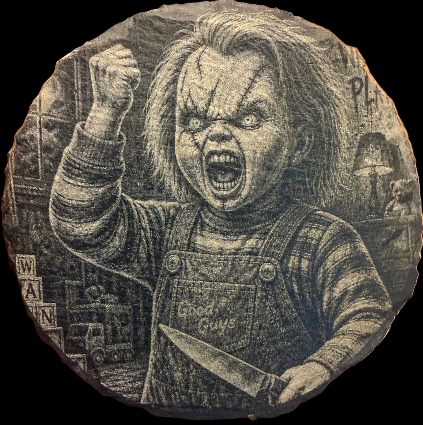 Horror themed coasters